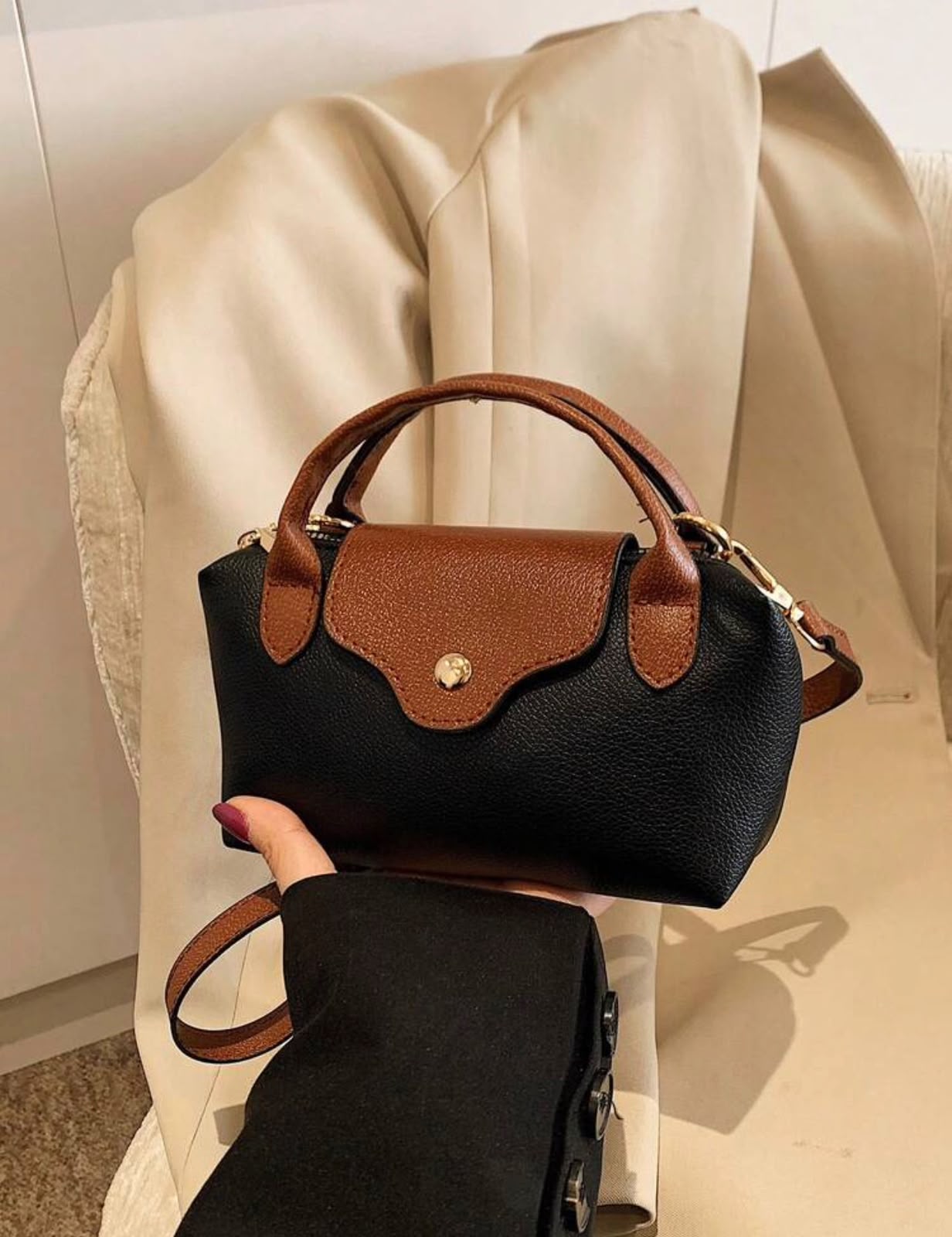 Bolsa Roma Mini Negra