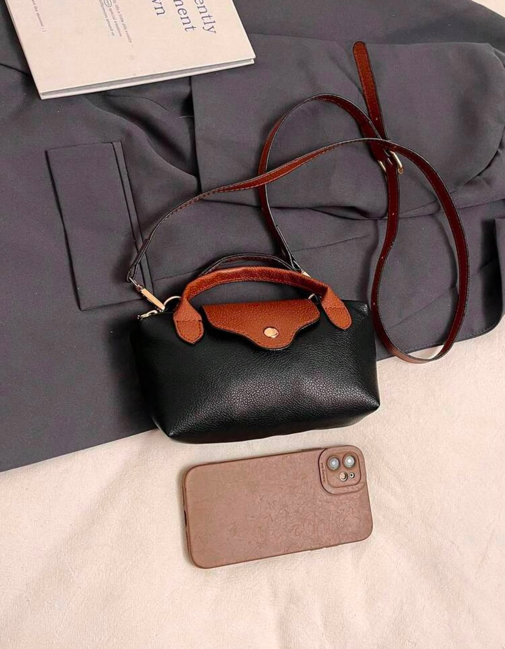 Bolsa Roma Mini Negra